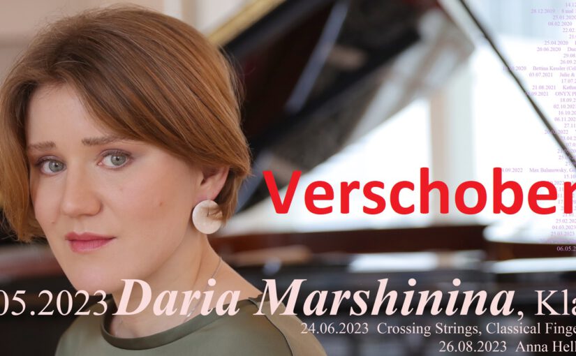 Verschoben!!