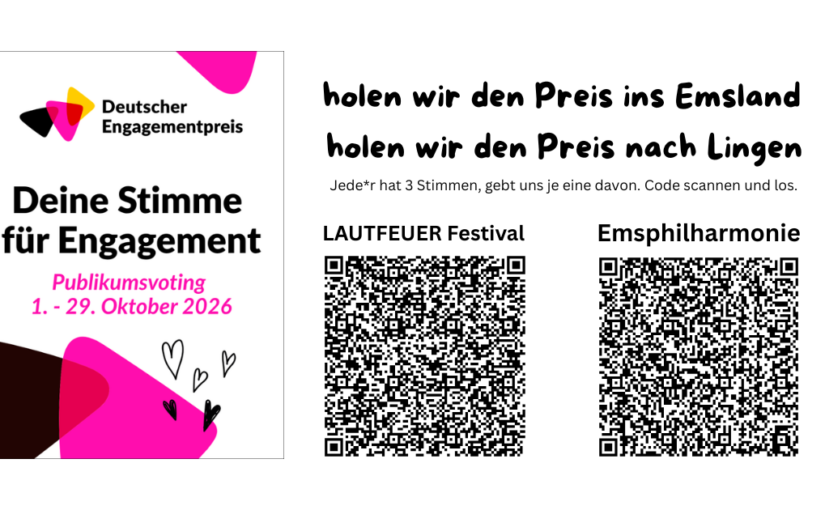 Publikumspreis – jetzt abstimmen!!